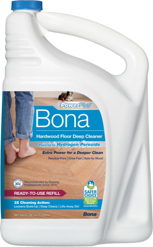 Bona Powerplus Hardwood Floor Deep, Bona Hardwood Floor Cleaner Refill 160 Oz