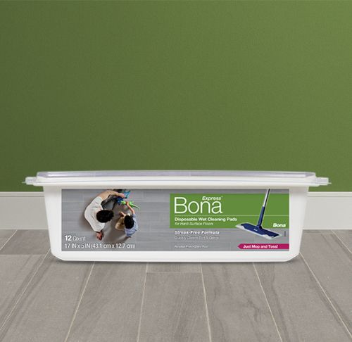 Bona Disposable Wet Cleaning Pads for Hard-Surface Floors