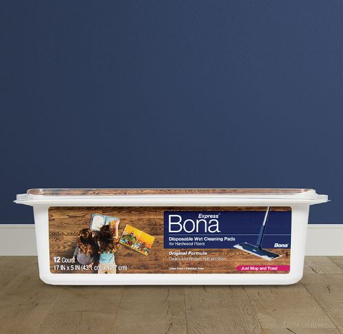 Bona Disposable Wet Cleaning Pads For, Bona Hardwood Floor Wet Cleaning Pads 12 Count