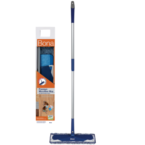 E-Cloth Deep Clean Mop for Floor Cleaning with Reusable Microfiber Mop Head - Blue/Silver